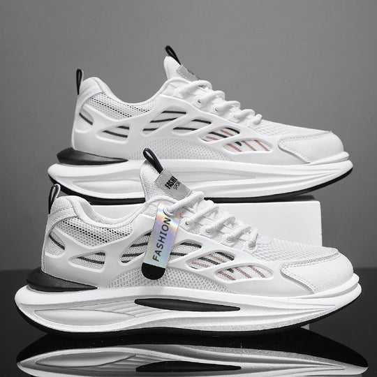 Damen Sportliche Luftpolster Sneakers mit leichtgewichtigem Obermaterial und atmungsaktiver Sohle R&B