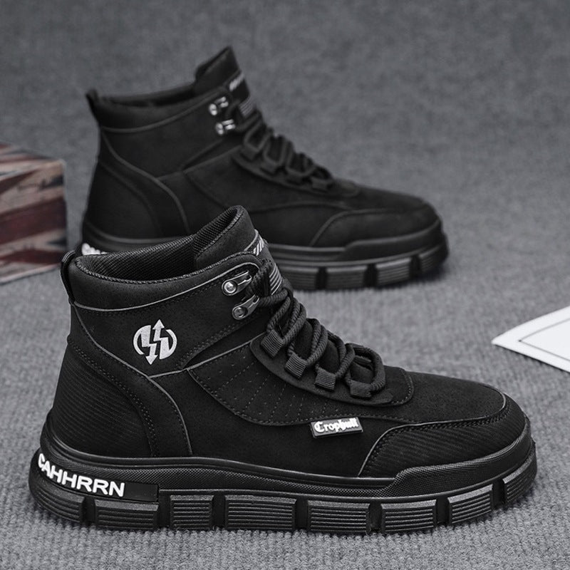 Damen moderne High-Top Sneakers mit stabiler Profilsohle R&B