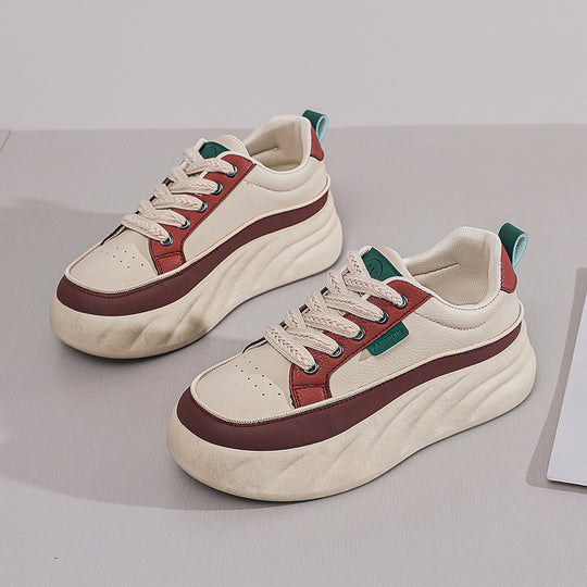 Damen Sportliche Sneakers mit dickem Plateau R&B