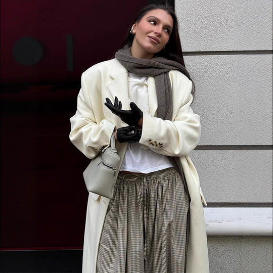 Damen Übergroßer Mantel mit elegantem Schnitt R&B
