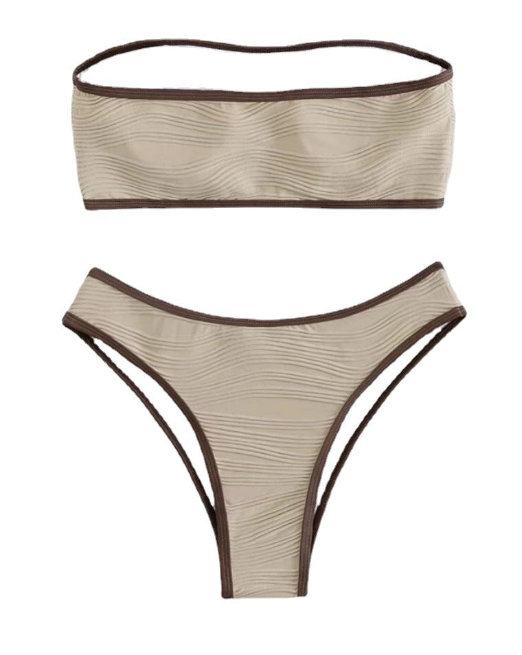 Damen Bandeau Bikini mit bequemer Passform R&B
