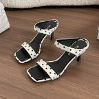 Damen Elegante und modische Sandalen mit Absatz