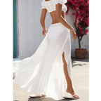 Damen Maxi-Rock mit elegantem asymmetrischen Schnitt und luftiger Passform R&B