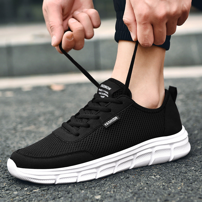 Unisex nan leichter Freizeit-Sneaker mit nahtlosem Mesh-Obermaterial und viskoelastischer Zwischensohle R&B