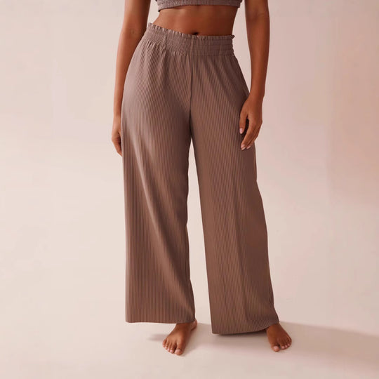 Damen elegante Plissierte Freizeithose R&B