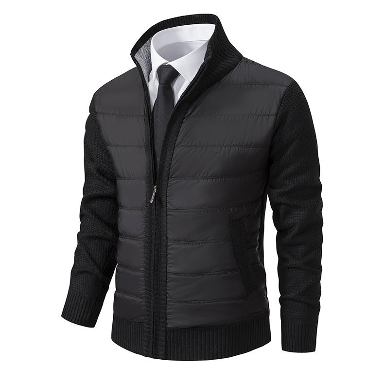 Herren Übergangsjacke mit hochabschließendem Kragen und atmungsaktiven Einsätzen R&B