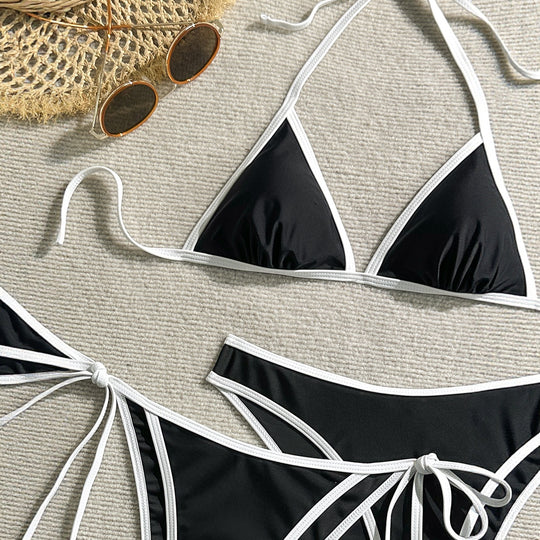 Damen Triangel-Bikini mit eleganter Bindung R&B
