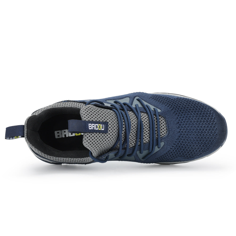 Herren atmungsaktive Sport-Sneakers mit flexiblem Obermaterial und rutschfester Sohle R&B
