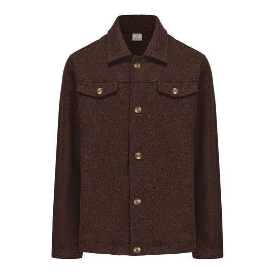 Herren Trendige Boucle-Jacke R&B
