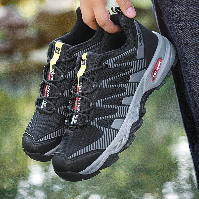 Damen Sportliche Trailrunning-Schuhe mit atmungsaktiver Oberflächenstruktur und rutschfester Sohle R&B