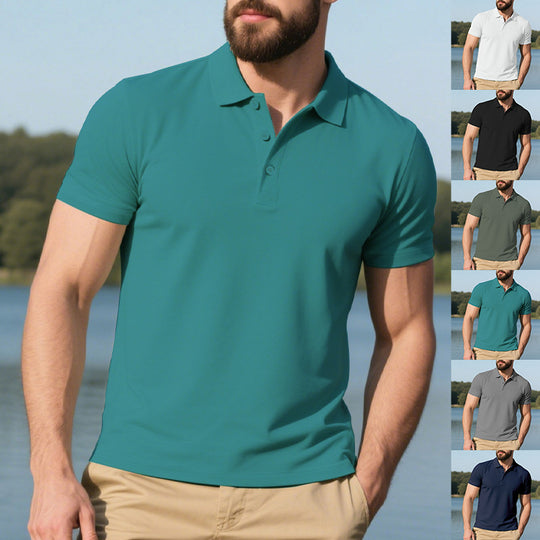 Herren Polo-Shirt mit atmungsaktiver Anti-Pilling-Technologie R&B
