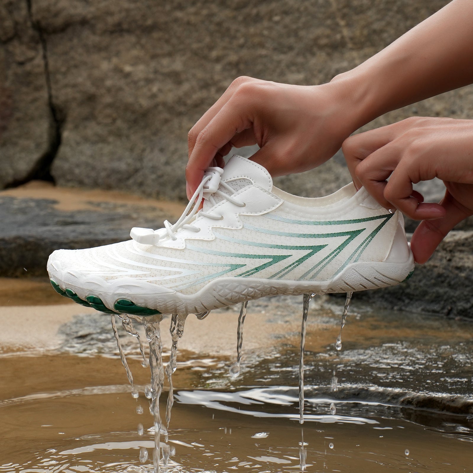Damen Bunte Sportschuhe mit rutschfester Sohle und atmungsaktivem Obermaterial R&B