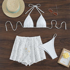 Damen Spitzeneinsatz Badeshorts R&B