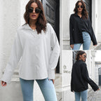 Damen Elegante Bluse mit klassischem Schnitt und lässigem Flair R&B