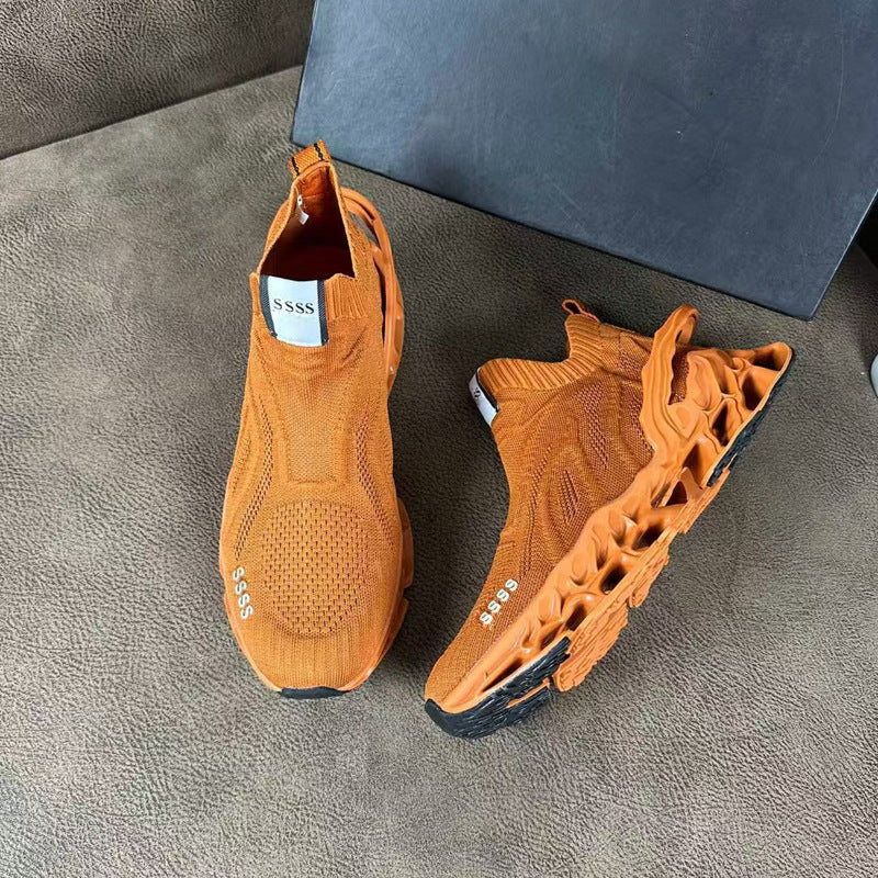 Damen Slip-On Laufschuhe mit atmungsaktiver Oberflächenstruktur und modernem Design R&B
