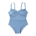 Damen Eleganter Wickelbadeanzug mit raffinierten Raffungselementen R&B