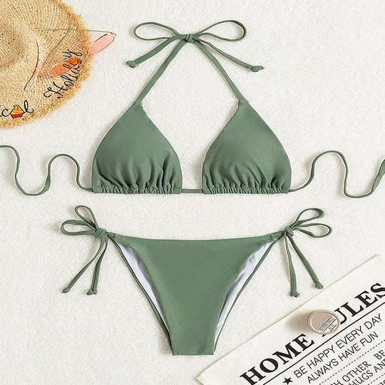 Damen Triangel-Bikini mit raffinierten Bindebändern R&B 1778572922
