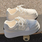 Damen Sportliche Sneaker mit luftdurchlässigem Obermaterial und stabiler Plateausohle R&B