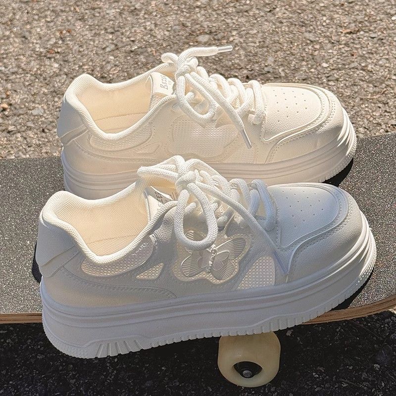 Damen Sportliche Sneaker mit luftdurchlässigem Obermaterial und stabiler Plateausohle R&B