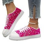 Damen Trendige Sneakers mit funkelnden Pailletten und komfortabler Sohle R&B