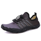 Damen nan flexibler Barfuß-Wasserschuh mit perforiertem Schnelltrocknungsaufbau und rutschfester Profilsohle R&B