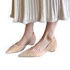 Damen elegante Pumps mit verstecktem Keilabsatz und komfortablem Innenfutter R&B