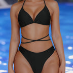 Damen Triangel-Bikini mit raffiniertem Schnitt