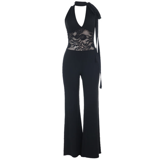 Damen Bodysuit mit Spitzenoberteil R&B