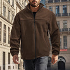 Herren Fleecejacke mit hohem Kragen R&B