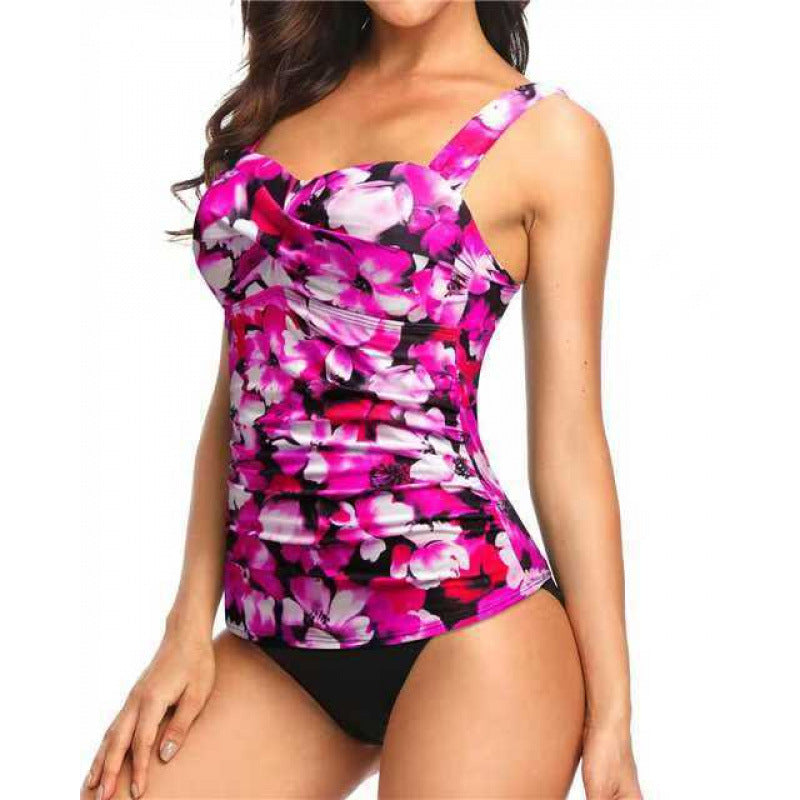 Damen Einteiler-Badeanzug mit modischem Wickel-Design R&B
