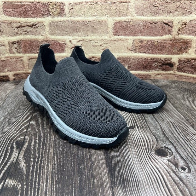 Damen atmungsaktive Slip-On Sneakers R&B