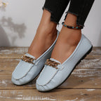 Damen Mokassins mit elegantem Kettenakzent R&B