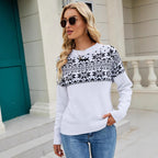 Damen Pullover mit nordischem Muster R&B