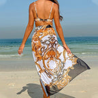 Damen Bikiniset mit elegantem Wickelrock