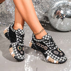 Damen Elegante Strass-Sneaker R&B