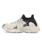 Damen Sportliche Sneakers mit elastischem Strickoberteil und innovativer Sohlenkonstruktion R&B