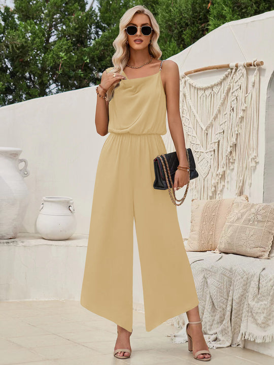 Damen Maxikleid mit luftiger Passform und eleganten Trägern R&B
