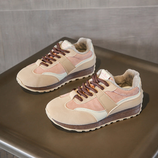 Damen Komfortable Winter Sneakers mit weichem Fleecefutter R&B