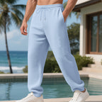 Herren Komfortable Freizeithose aus atmungsaktivem Waffelmaterial R&B