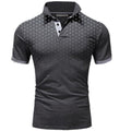 Herren Poloshirt mit modernen Punktdesign und atmungsaktiven Eigenschaften R&B