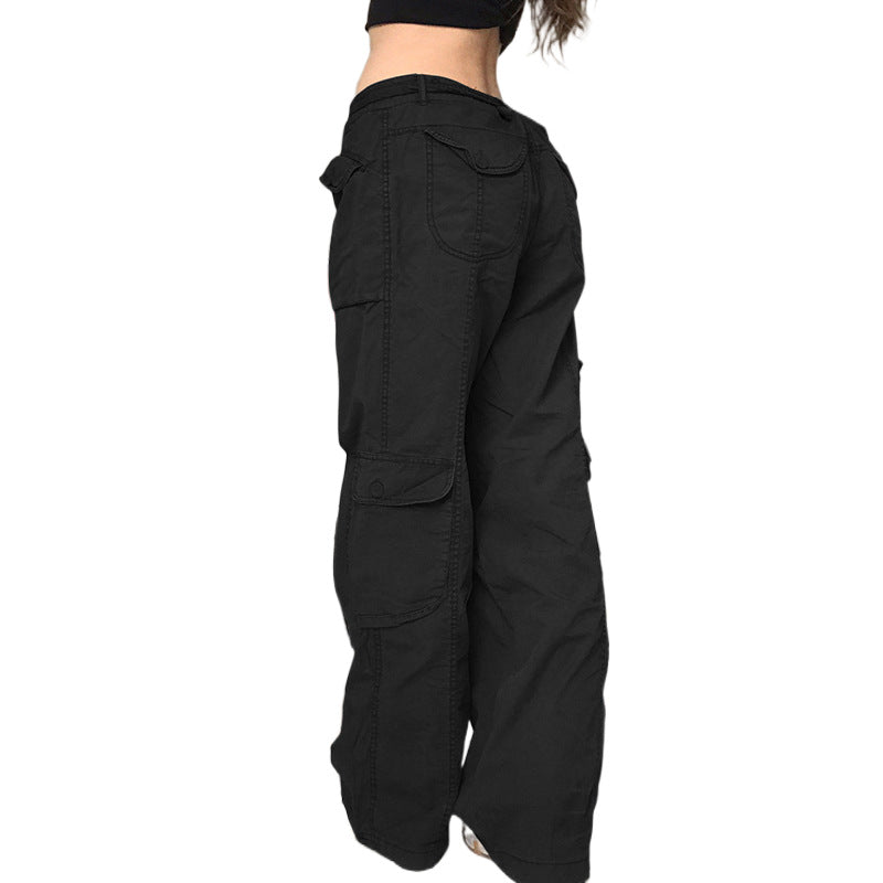 Damen Cargo-Hose mit seitlichen Taschen und verstellbarem Bund R&B