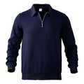 Herren Sportlicher Pullover mit Reißverschluss und strukturiertem Design R&B