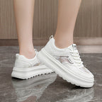 Damen Chunky Sneakers mit luftiger Mesh-Oberfläche und komfortabler Dämpfung R&B