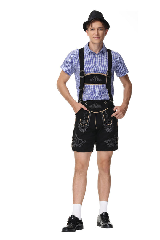 Herren Stilvolles Trachten-Outfit mit aufwändigen Stickereien und modernen Akzenten R&B