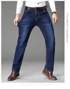 Herren klassische Jeans im lässigen Business-Stil mit besonders bequemer Passform R&B