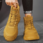 Damen Robust und stilvoller High-Top Stiefel mit rutschfester Sohle und stoßdämpfendem Innenfutter R&B