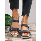 Damen Komfortable Sandalen mit verstellbaren Riemen und atmungsaktiver Sohle R&B