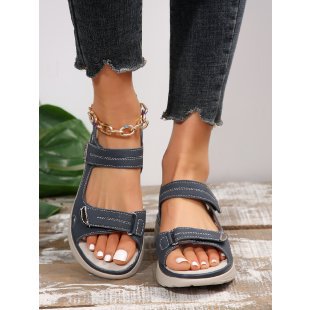 Damen Komfortable Sandalen mit verstellbaren Riemen und atmungsaktiver Sohle R&B