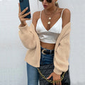 Damen Grobstrickjacke mit weitem Schnitt und weichen Ärmeln