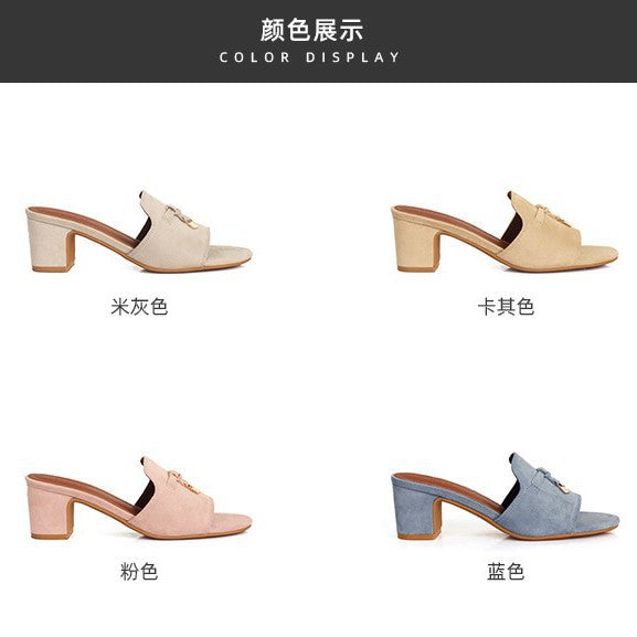 Damen elegante Slipper mit modischer Schleifenapplikation R&B